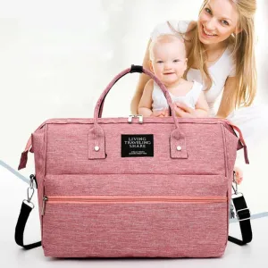 Large Capacity Baby Hospital Bag Checklist Casual Baby Nappy Bag Waterproof Diaper Bag