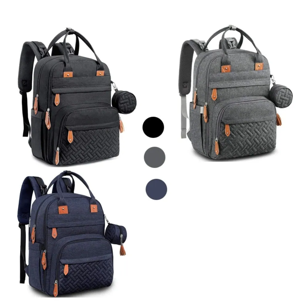 Large Capacity Diaper Backpack Multifunction Waterproof Hospital Bag Bron Ready Baby Hospital Bag Checklist