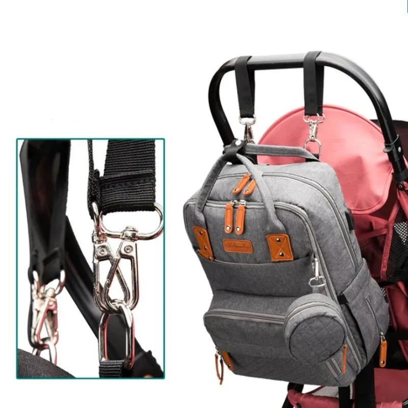 Large Capacity Diaper Backpack Multifunction Waterproof Hospital Bag Bron Ready Baby Hospital Bag Checklist