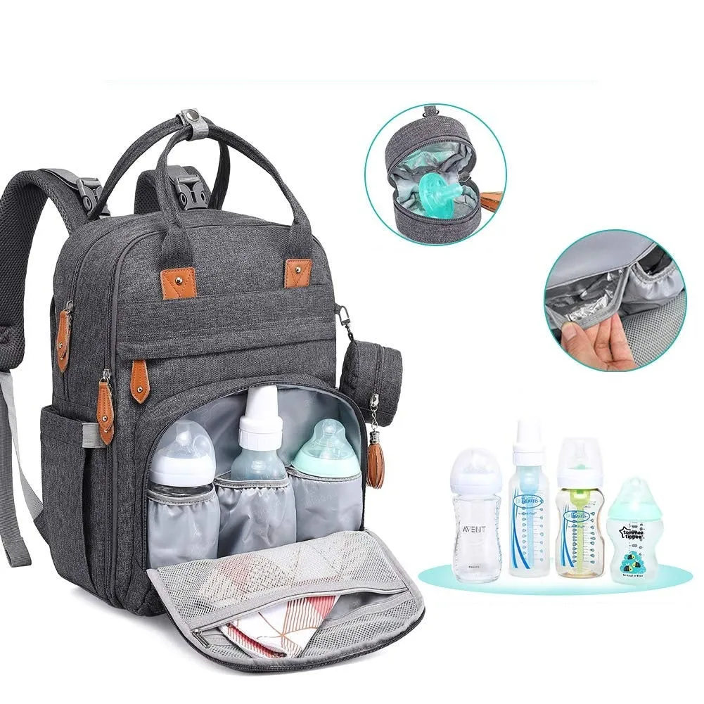 Large Capacity Diaper Backpack Multifunction Waterproof Hospital Bag Bron Ready Baby Hospital Bag Checklist