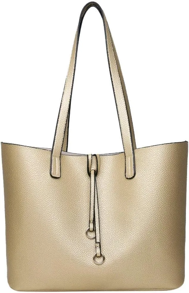 Lazzboy Women's Style Fashion Retro Solid Shoulder Tote Handbags Casual Bag Large Capacity Handbags Women's Bags Hobo Shoulder Bags Shoulder Bags PU Leather Handbag