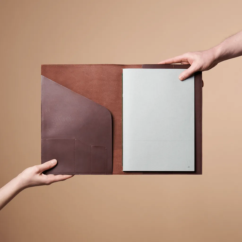 le portfolio | leather portfolio