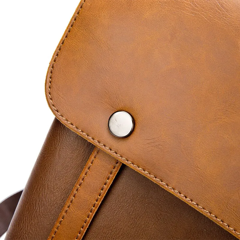 Leather Backpacks for Women Vintage Backpack School Bag Travel Daypack Backpack