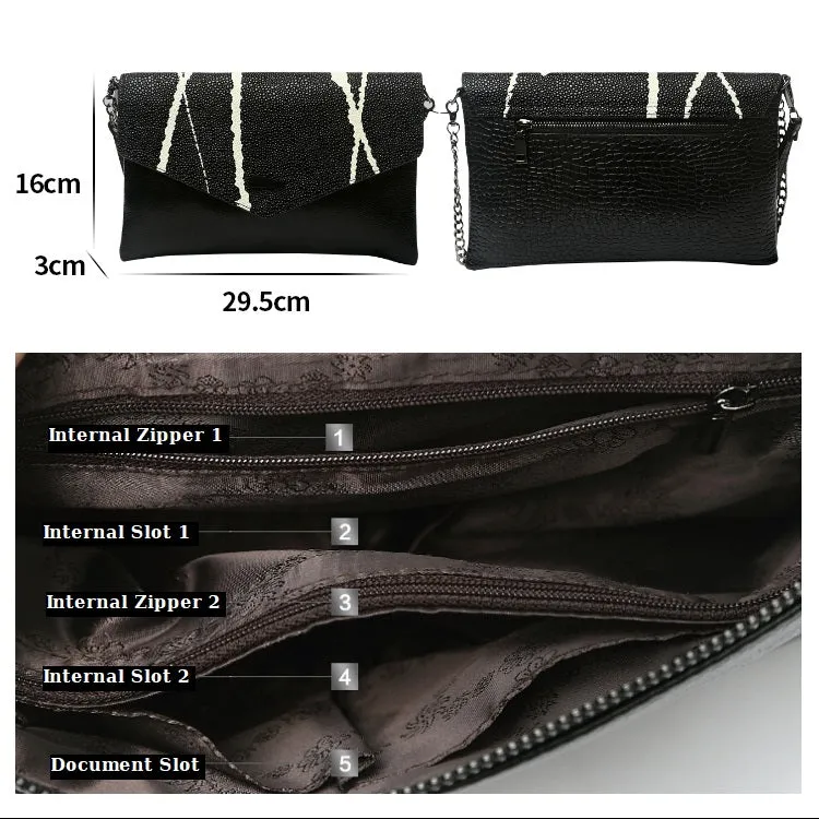 Leather Clutch Bag