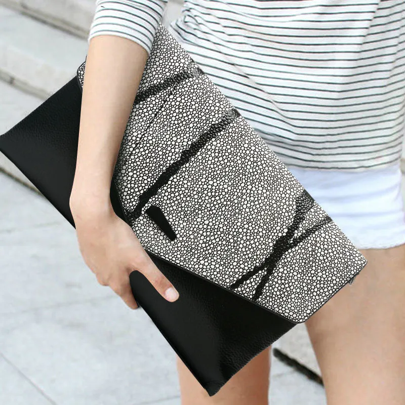 Leather Clutch Bag