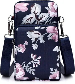 Leather Handbags Card For Women Crossbody Shoulder Wallet Mini Slots With Credit Messenger CellPhone Messenger