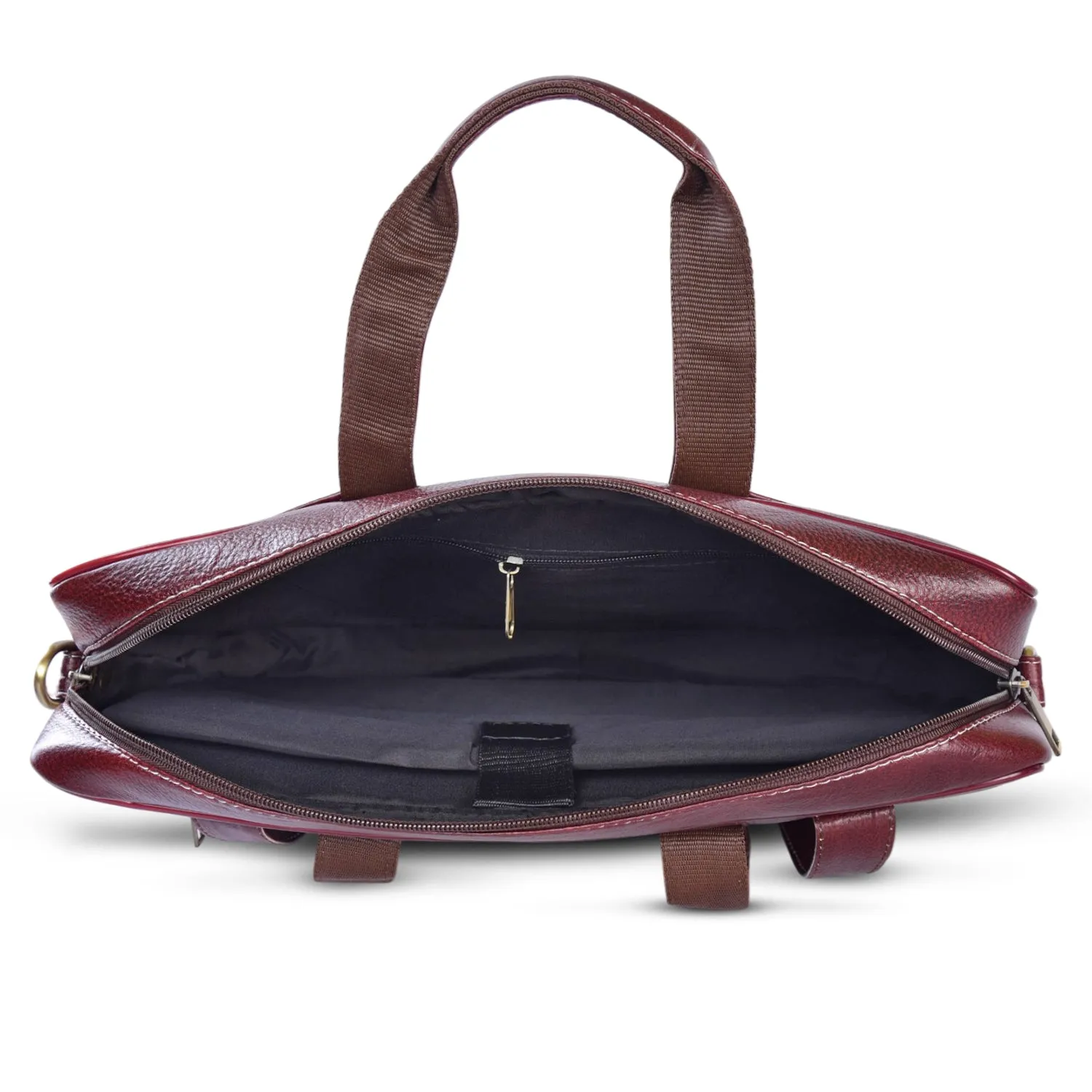 Leather Laptop Bag 36809 (BROWN)