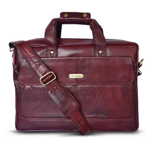 Leather Laptop Bag 36826 (Brown)