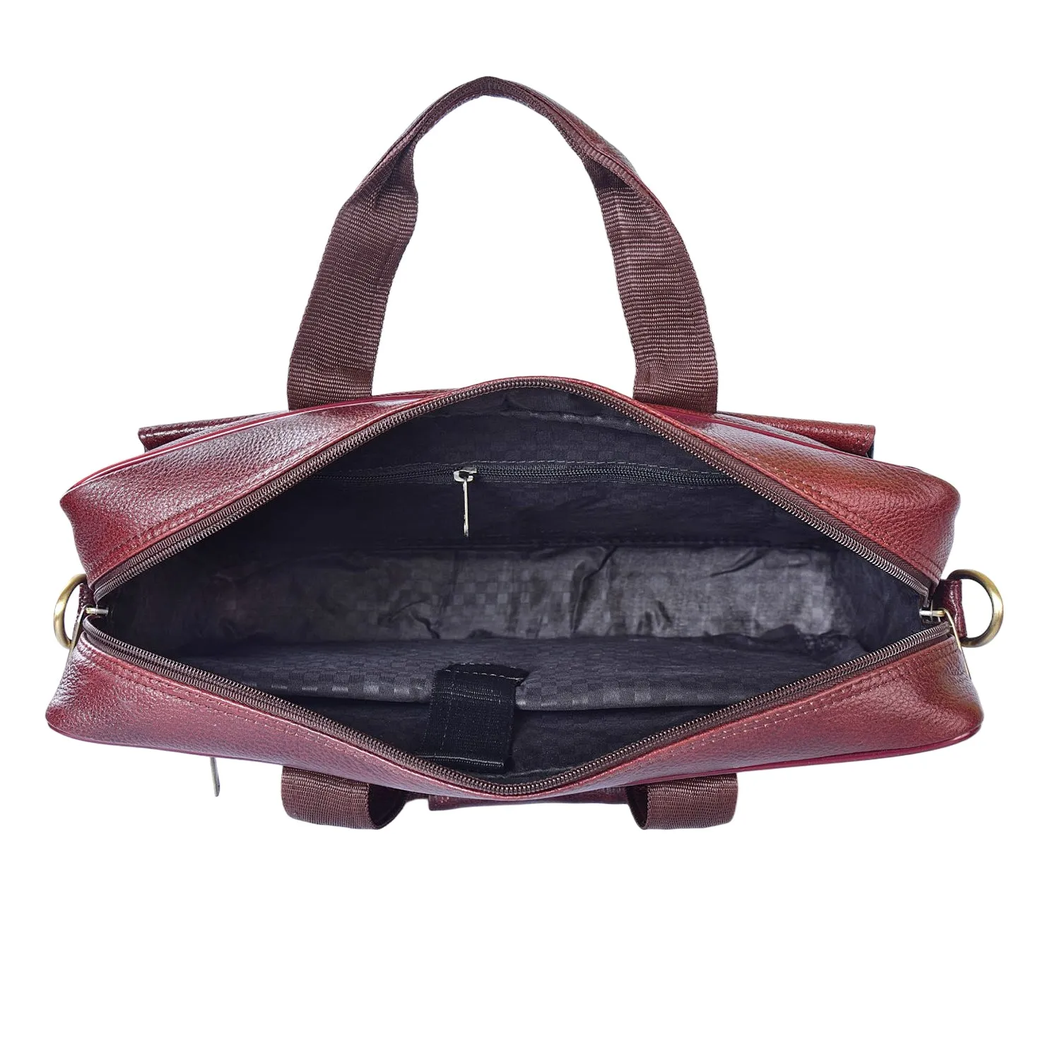 Leather Laptop Bag 36826 (Brown)