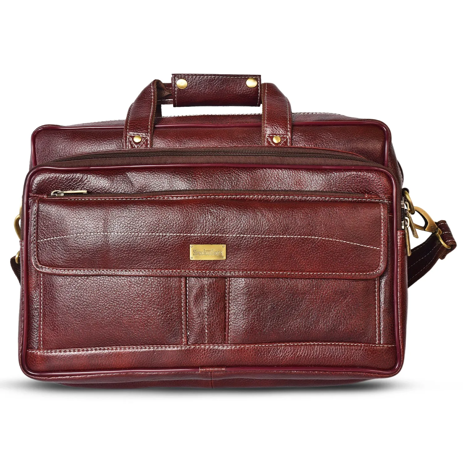 Leather Laptop Bag  998903 (Brown)