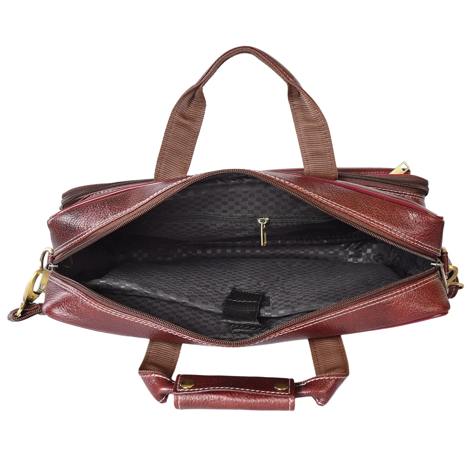 Leather Laptop Bag  998903 (Brown)