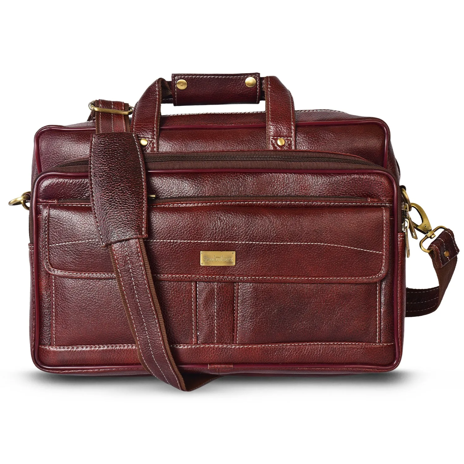 Leather Laptop Bag  998903 (Brown)