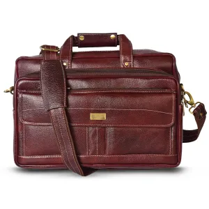Leather Laptop Bag  998903 (Brown)