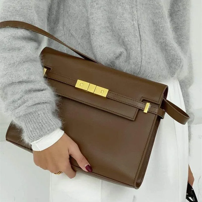Leather Minimal Box Crossbody Bag, Leather Handbag, Shoulder Bag, Leather Purse, Leather Laptop Bag, Handbag, Women Designer Bag, Gift