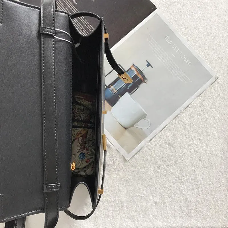 Leather Minimal Box Crossbody Bag, Leather Handbag, Shoulder Bag, Leather Purse, Leather Laptop Bag, Handbag, Women Designer Bag, Gift