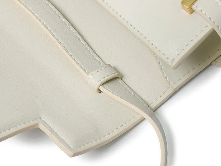 Leather Minimal Box Crossbody Bag, Leather Handbag, Shoulder Bag, Leather Purse, Leather Laptop Bag, Handbag, Women Designer Bag, Gift