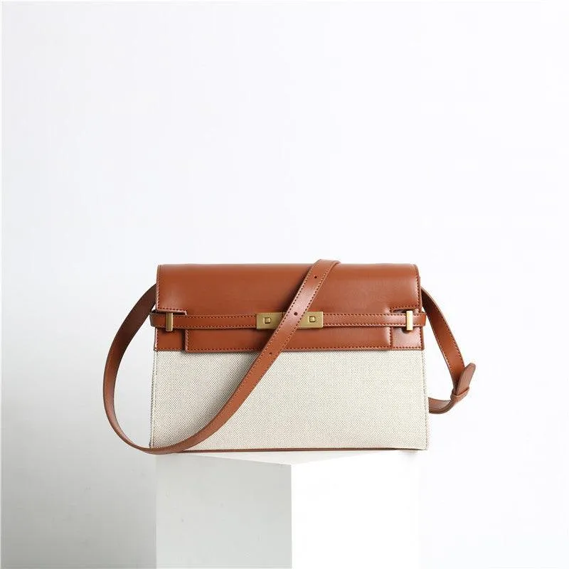 Leather Minimal Box Crossbody Bag, Leather Handbag, Shoulder Bag, Leather Purse, Leather Laptop Bag, Handbag, Women Designer Bag, Gift