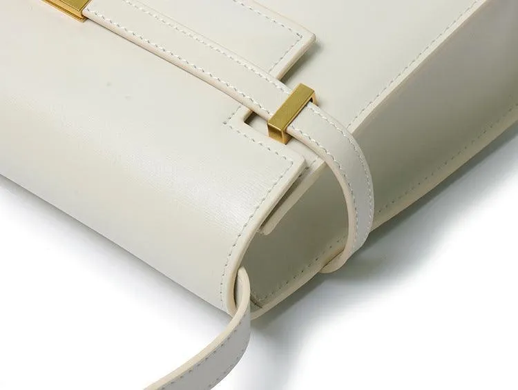 Leather Minimal Box Crossbody Bag, Leather Handbag, Shoulder Bag, Leather Purse, Leather Laptop Bag, Handbag, Women Designer Bag, Gift