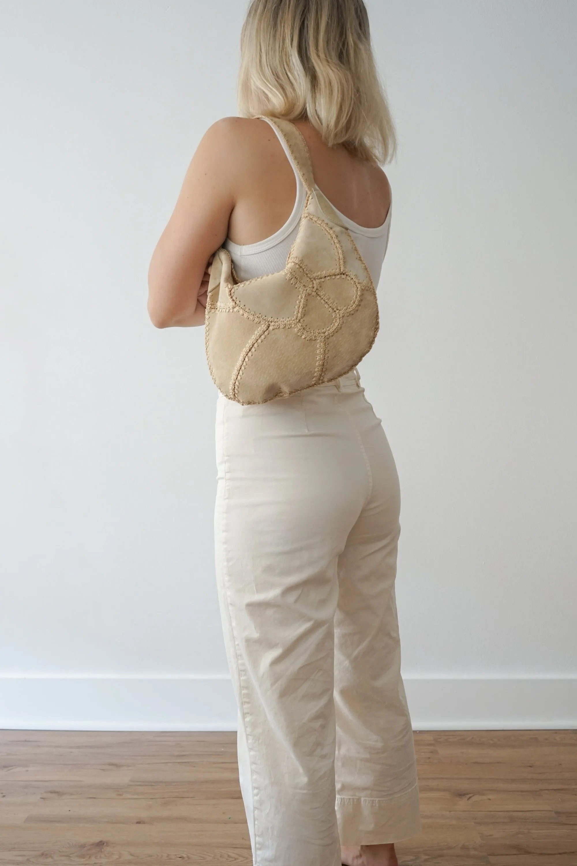 leather patchwork bag