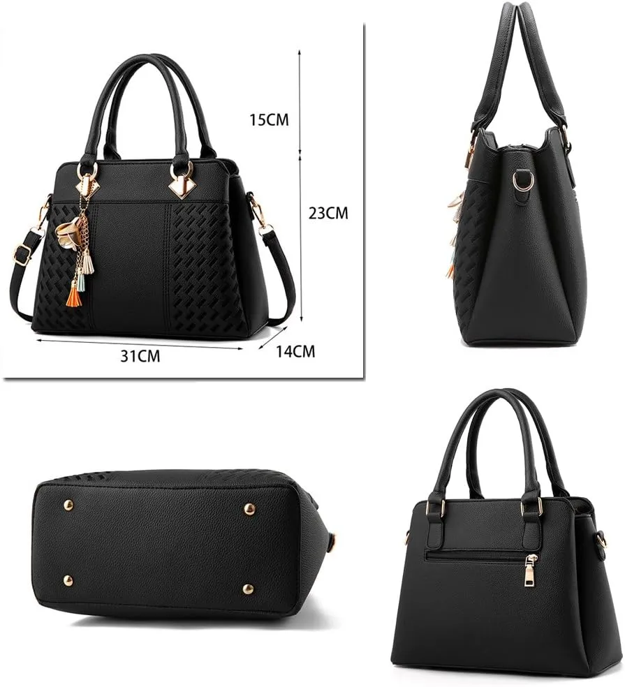 Leather Shoulder Bags Womens Purses and Handbags Ladies Designer Satchel Tote Bag Crossbody Bags