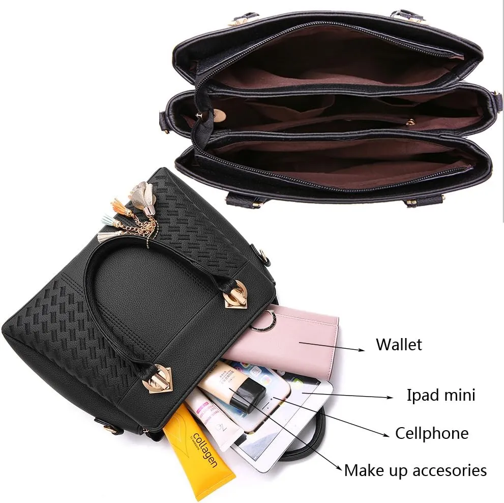 Leather Shoulder Bags Womens Purses and Handbags Ladies Designer Satchel Tote Bag Crossbody Bags
