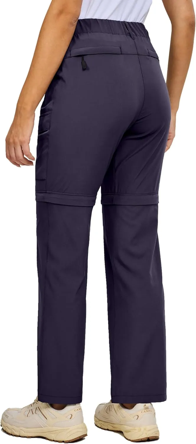 Little Donkey Andy Womens Hiking Pants Convertible Zip Off Quick Dry Pants for Cargo, Travel, Camping, Outdoor, Fishing