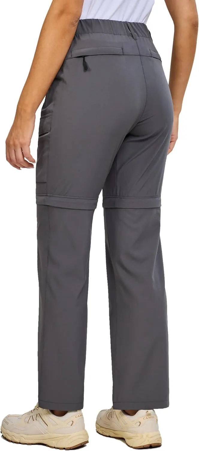 Little Donkey Andy Womens Hiking Pants Convertible Zip Off Quick Dry Pants for Cargo, Travel, Camping, Outdoor, Fishing
