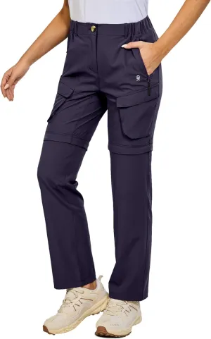 Little Donkey Andy Womens Hiking Pants Convertible Zip Off Quick Dry Pants for Cargo, Travel, Camping, Outdoor, Fishing