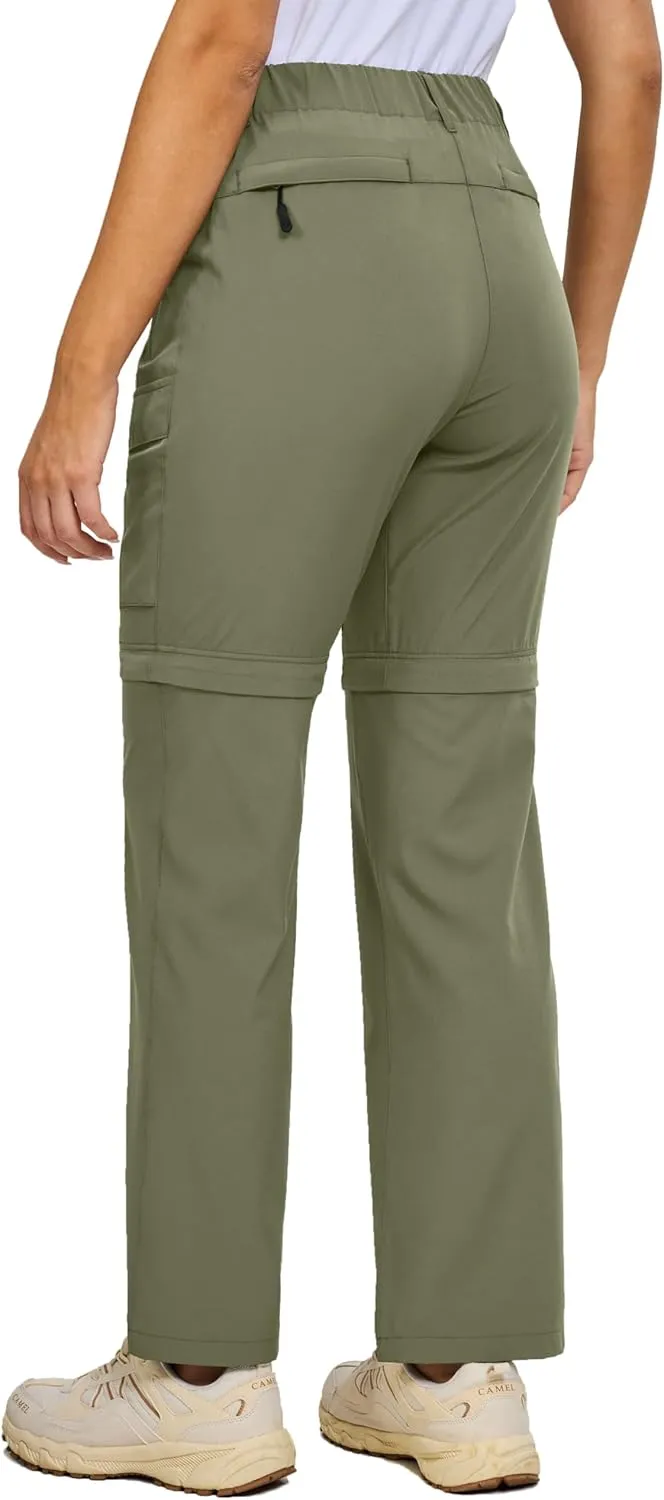 Little Donkey Andy Womens Hiking Pants Convertible Zip Off Quick Dry Pants for Cargo, Travel, Camping, Outdoor, Fishing