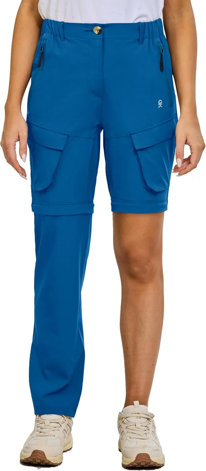 Little Donkey Andy Womens Hiking Pants Convertible Zip Off Quick Dry Pants for Cargo, Travel, Camping, Outdoor, Fishing