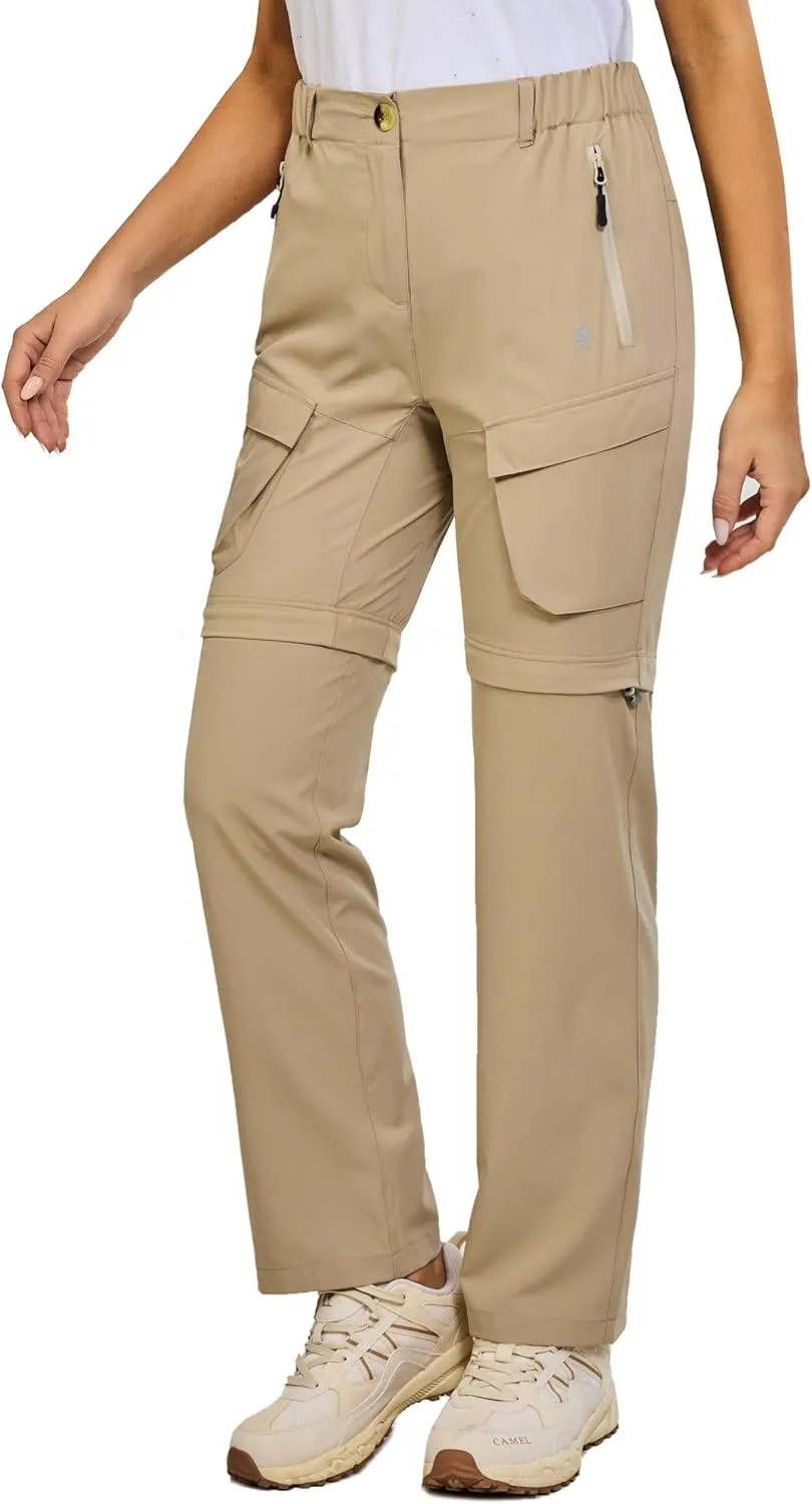 Little Donkey Andy Womens Hiking Pants Convertible Zip Off Quick Dry Pants for Cargo, Travel, Camping, Outdoor, Fishing