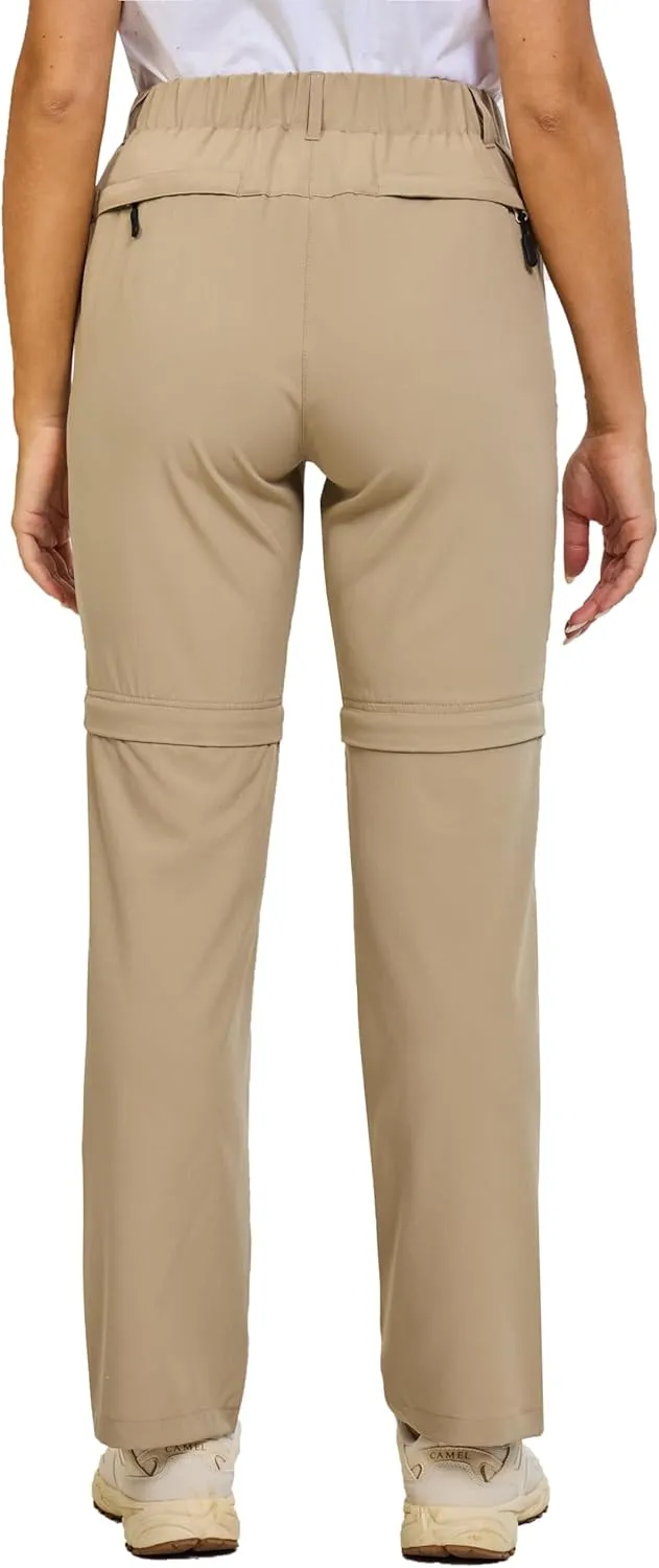 Little Donkey Andy Womens Hiking Pants Convertible Zip Off Quick Dry Pants for Cargo, Travel, Camping, Outdoor, Fishing