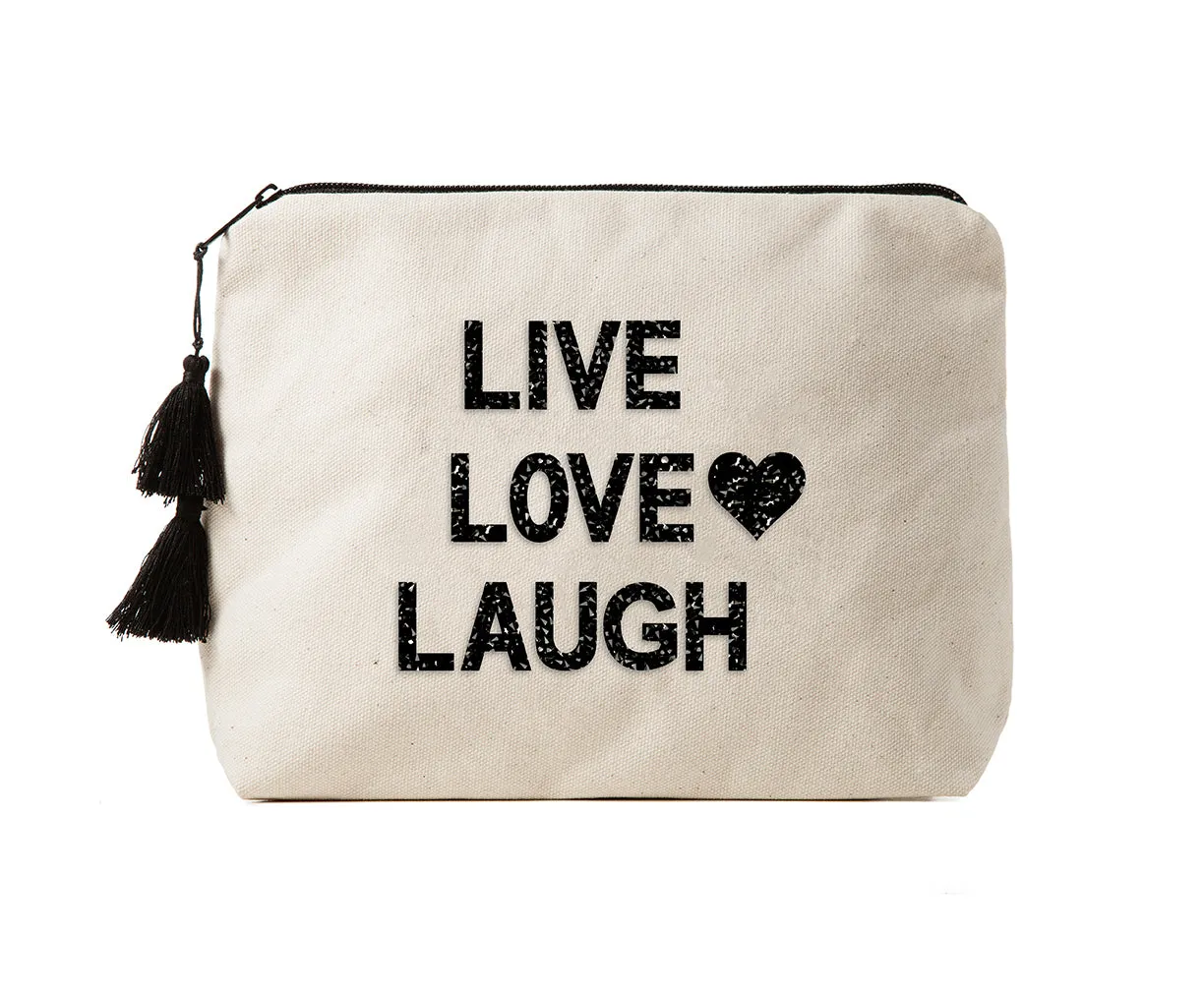 LIVE LOVE LAUGH - Crystal Bikini Bag Clutch
