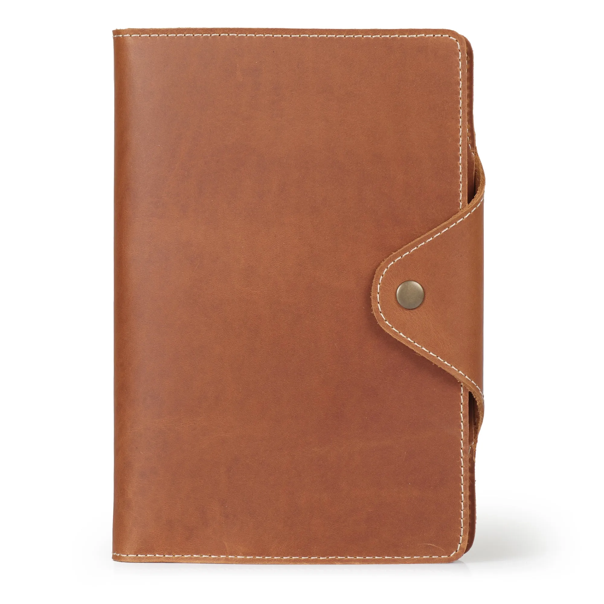 Londo Personalized Top Grain Leather Portfolio with Notepad (Snap Closure & Lock)