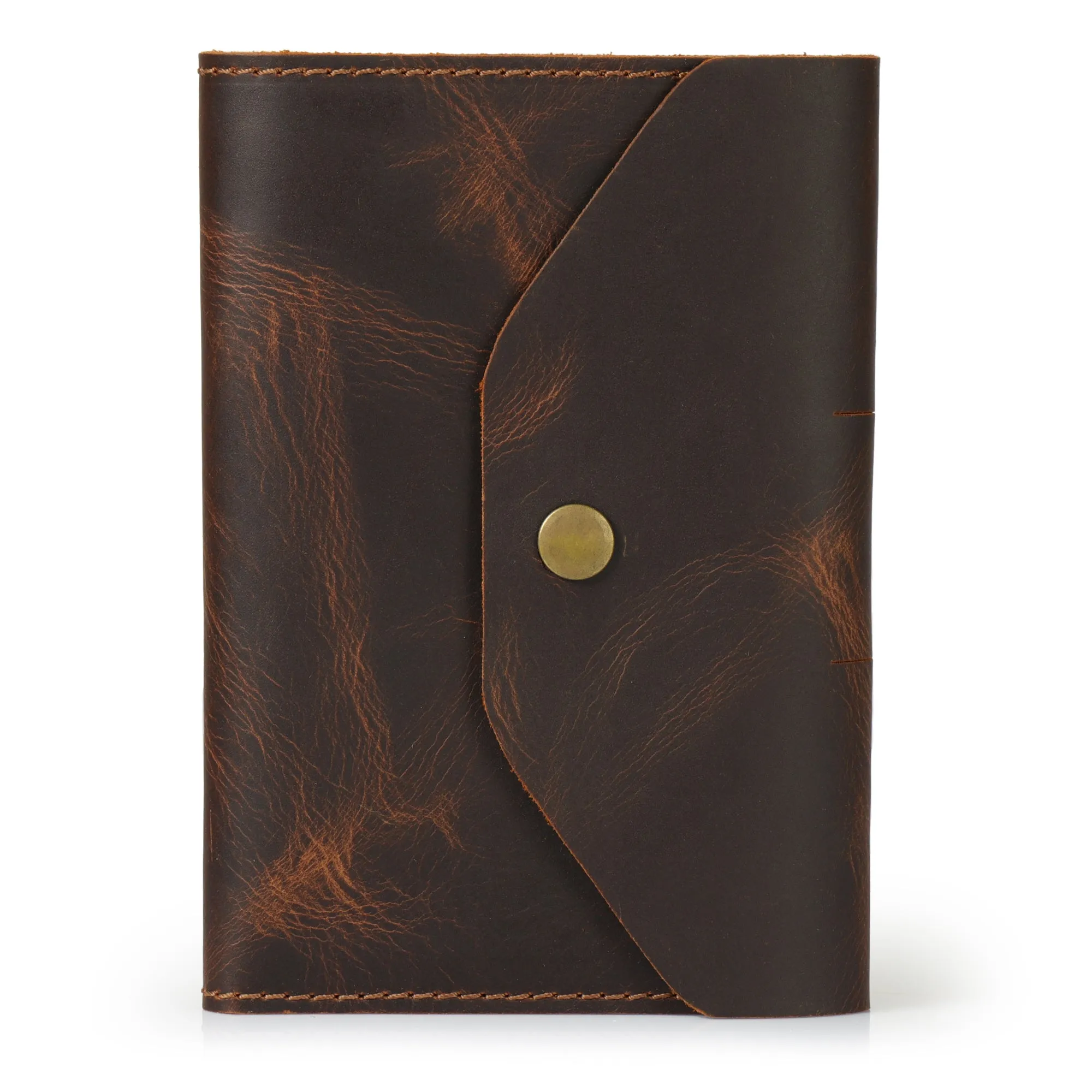 Londo Personalized Top Grain Leather Portfolio with Notepad (Snap Closure & Lock)