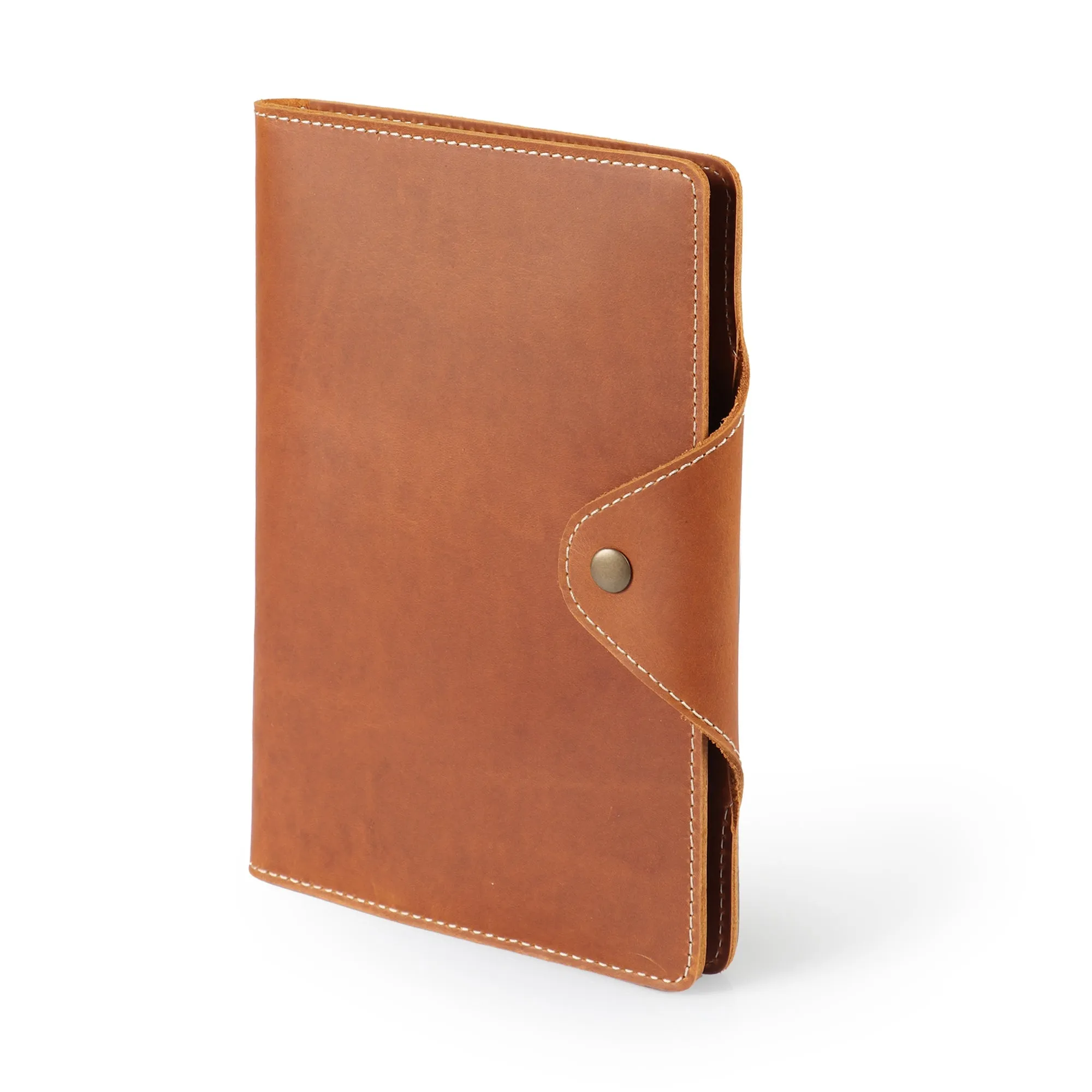 Londo Personalized Top Grain Leather Portfolio with Notepad (Snap Closure & Lock)