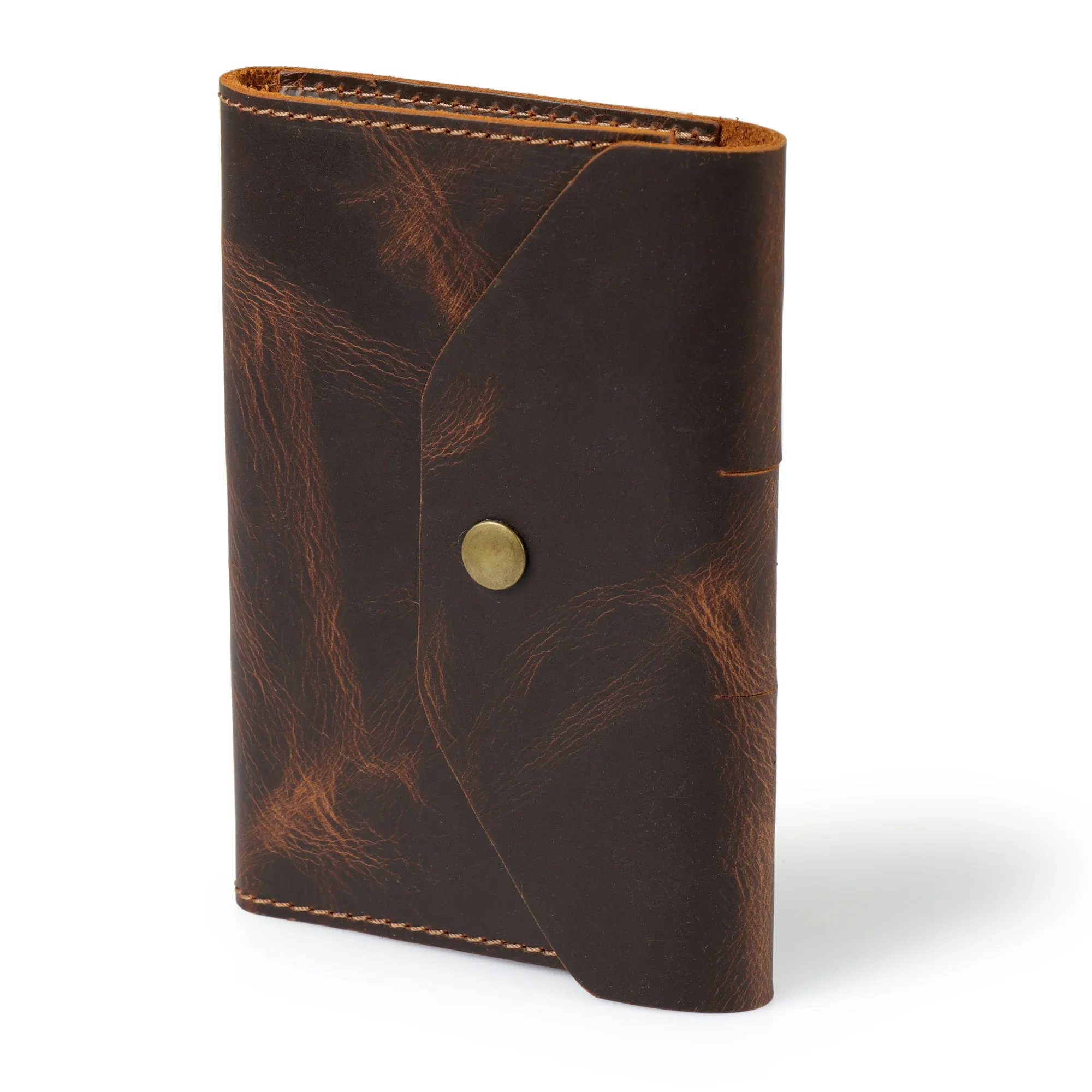 Londo Personalized Top Grain Leather Portfolio with Notepad (Snap Closure & Lock)