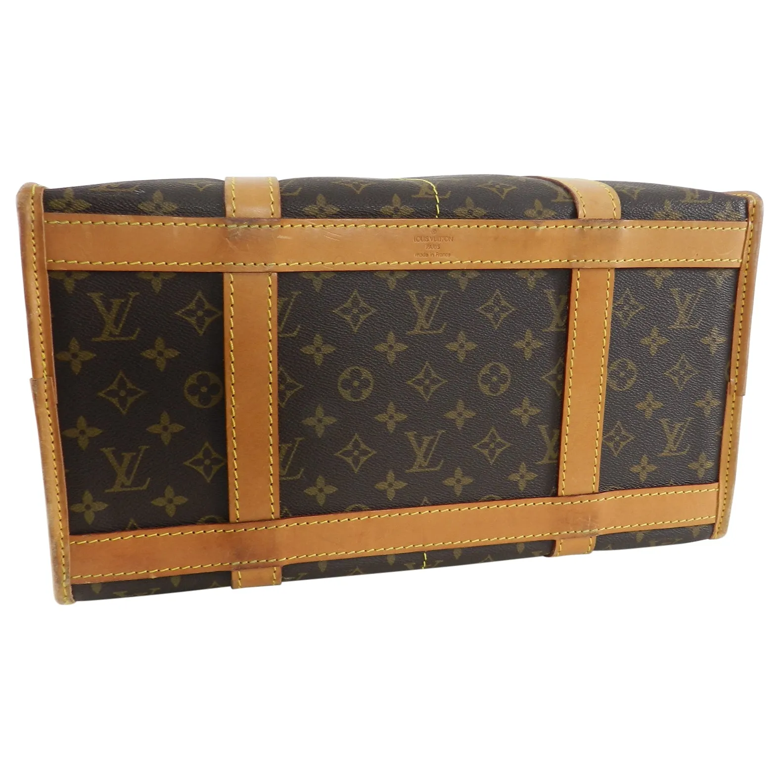 Louis Vuitton Monogram Canvas Sac Chien Train Case Bag