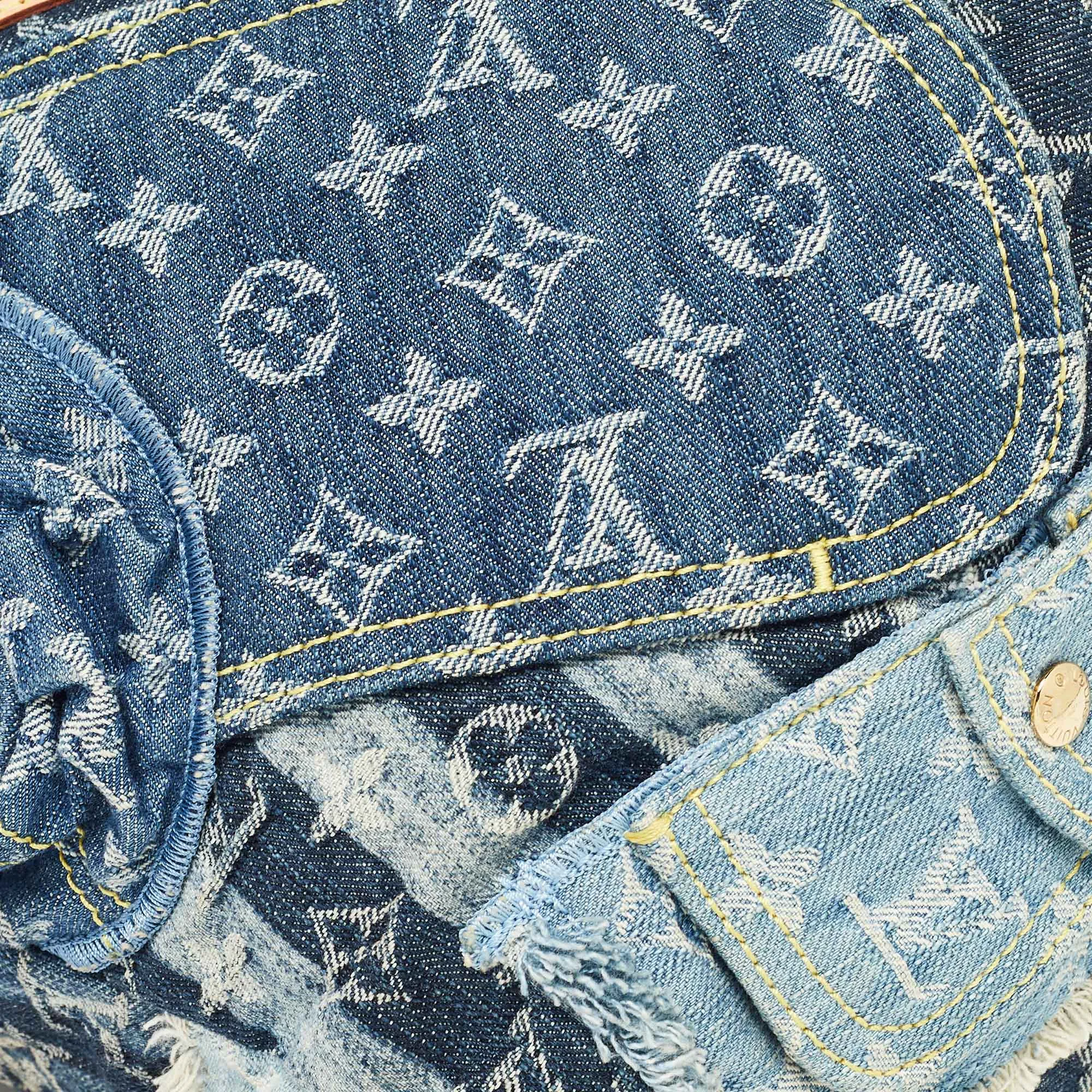 Louis Vuitton Monogram Patchwork Denim Bowly Bag