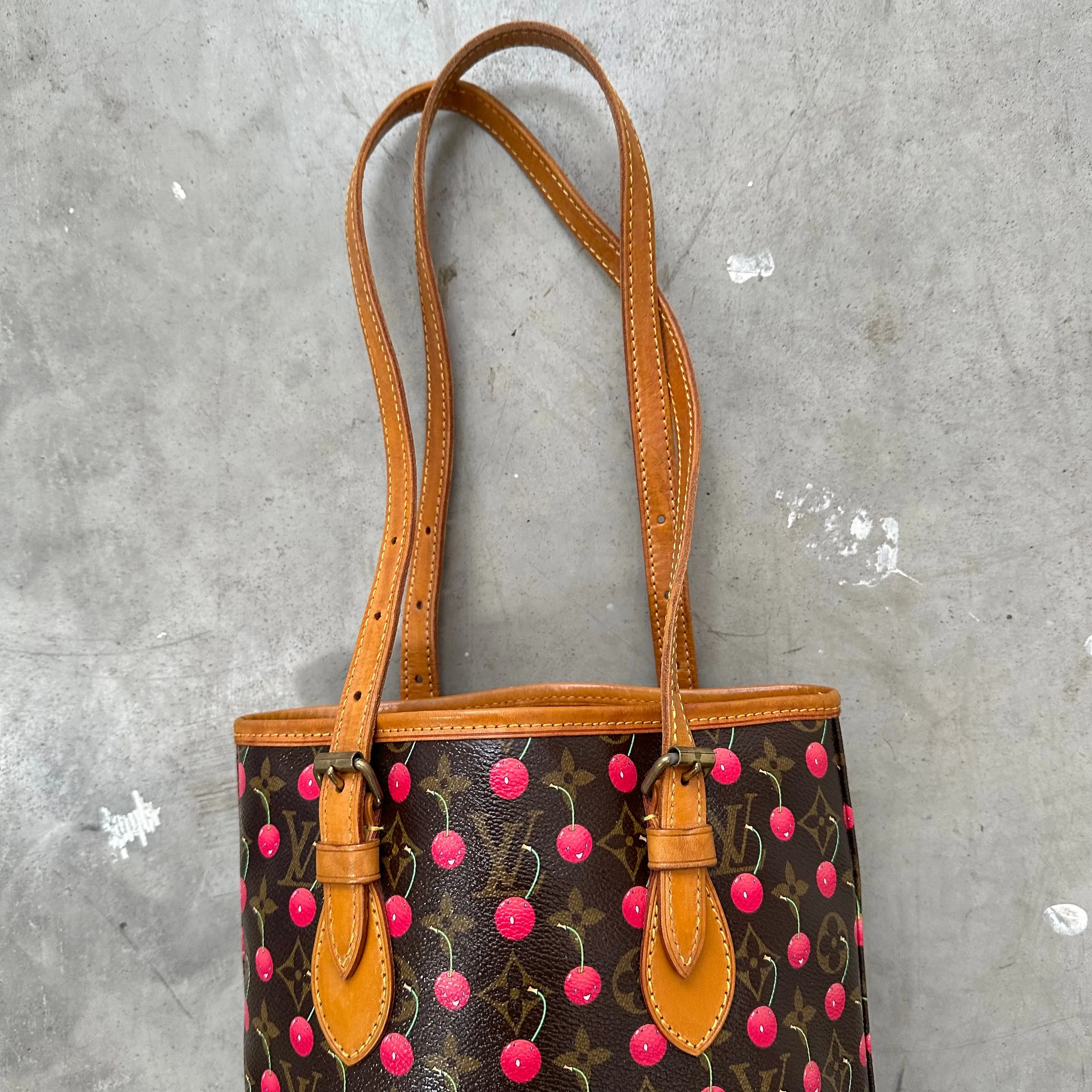 Louis Vuitton Murakami Monogram Cherry Bucket Bag