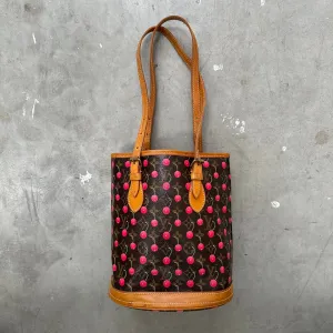 Louis Vuitton Murakami Monogram Cherry Bucket Bag