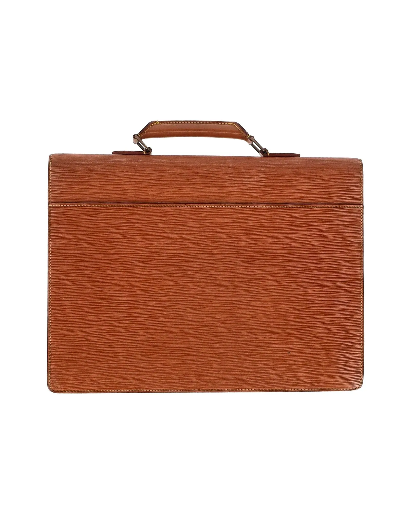 Louis Vuitton Serviette Conseiller Briefcase in Brown Epi Leather