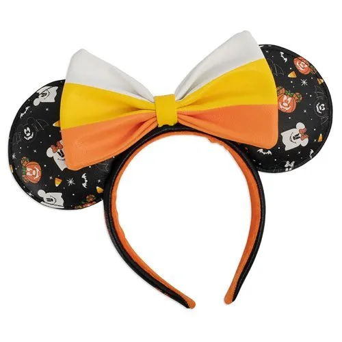 Loungefly x Disney Mickey and Minnie Mouse Spooky Mini Backpack and Headband Set