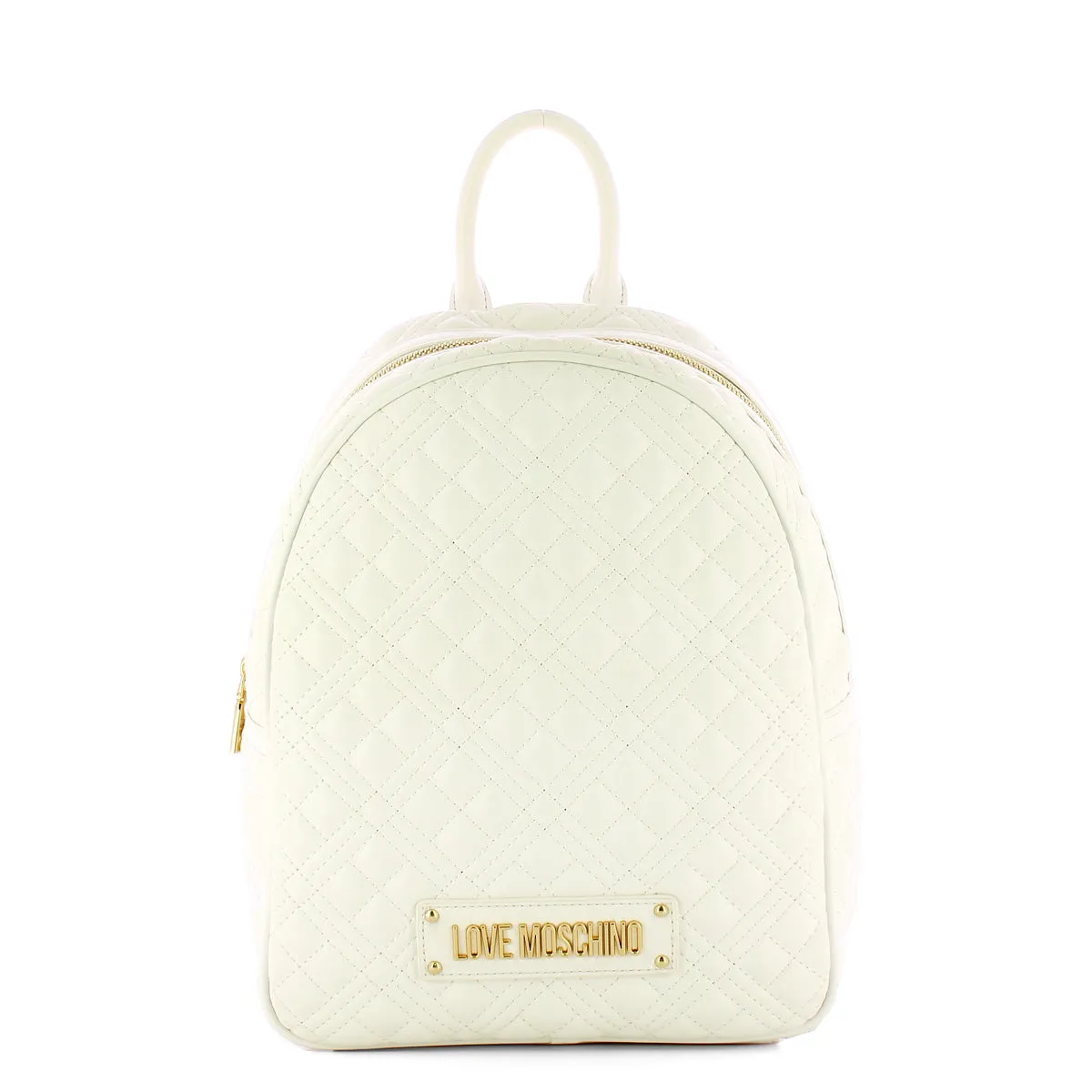 Love Moschino - Zaino Shiny Quilted Bianco - JC4235PP0I - BIANCO