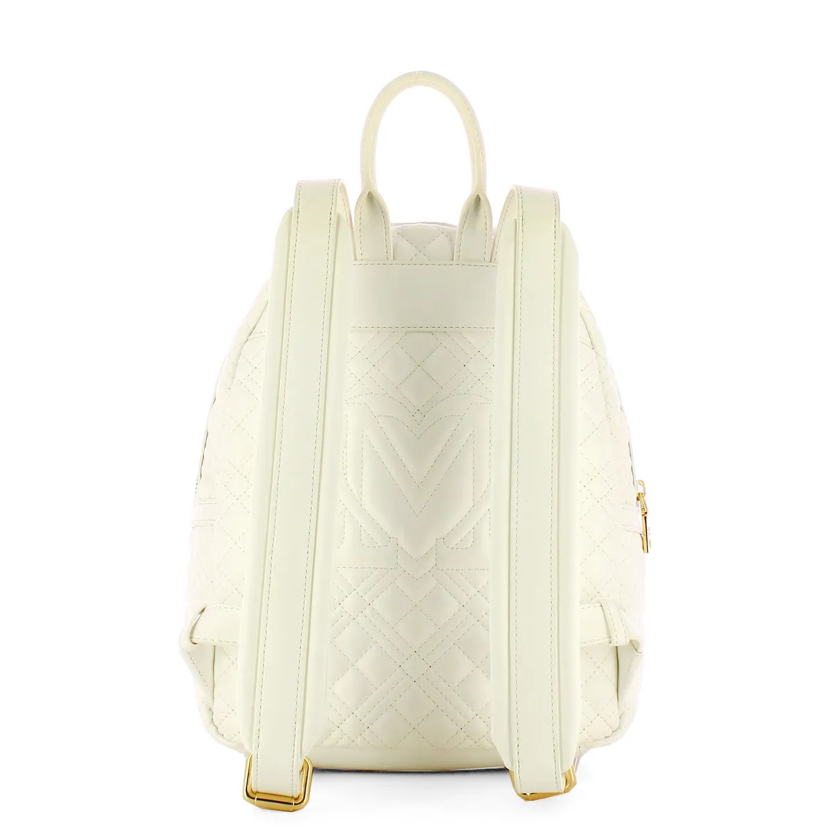 Love Moschino - Zaino Shiny Quilted Bianco - JC4235PP0I - BIANCO