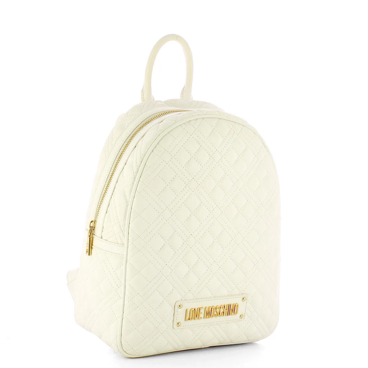 Love Moschino - Zaino Shiny Quilted Bianco - JC4235PP0I - BIANCO