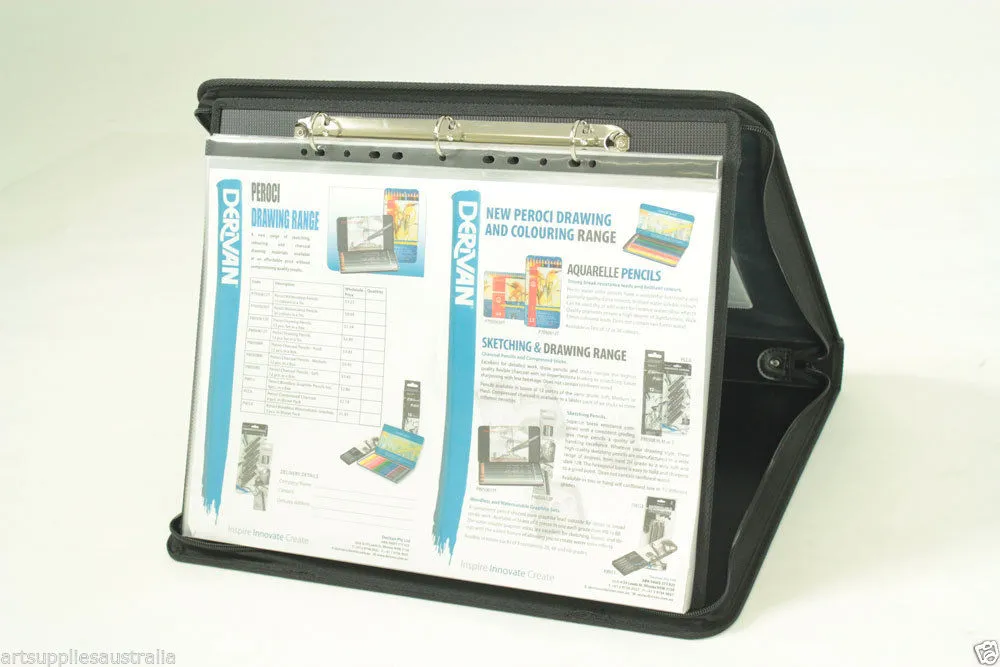 Luca/FILEX Display Portfolio with 10 Pocket Sleeves(Available in A3, A4)