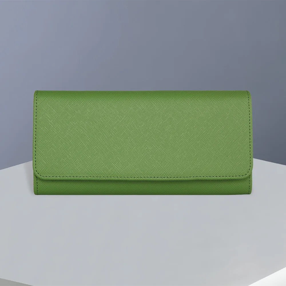 MAC&LOU Bifold Wallet Vegan Leather Green