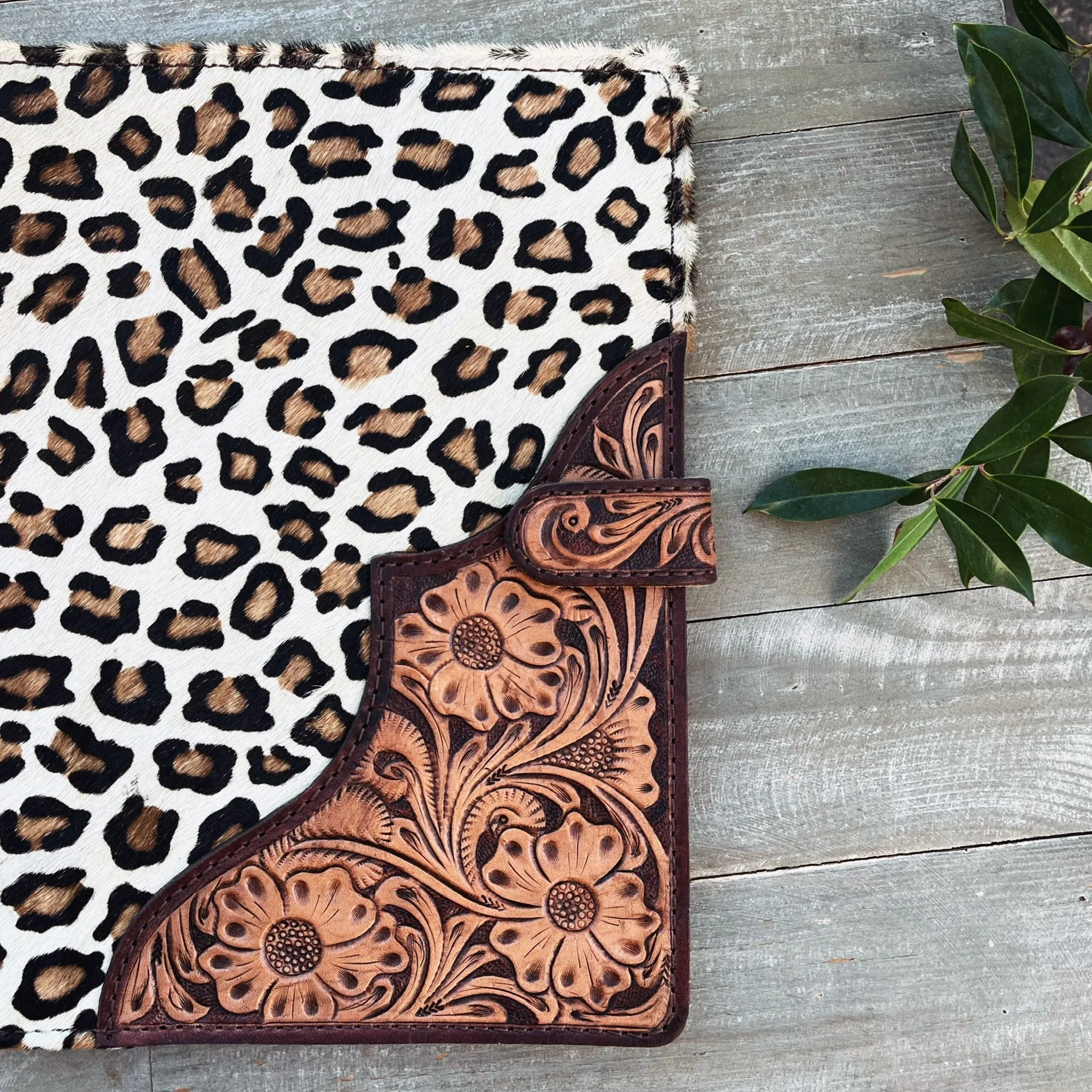 Marble Falls Leather Notebook Portfolio