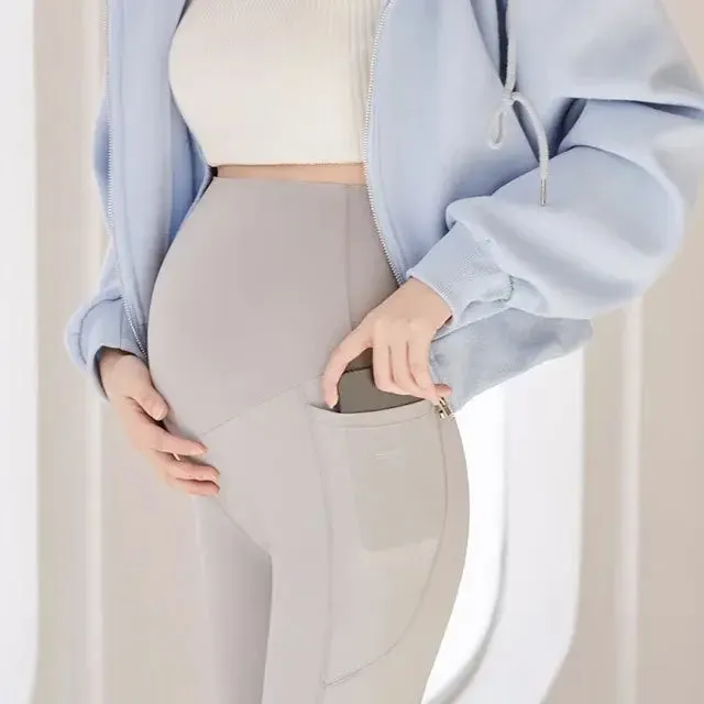 Maternity Leggings Flexible Waist
